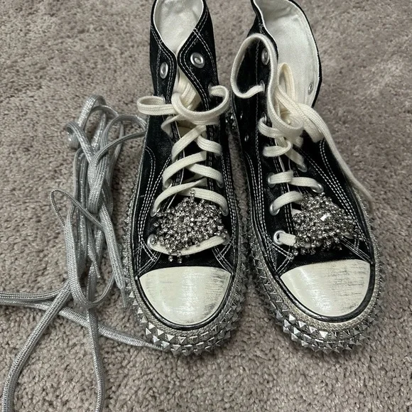 Free People, Nanku Couture Tennies With Broochs - Picture 5 of 5